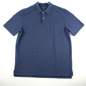 L.L. Bean Mens Polo Shirt LT Casual Short Sleeve